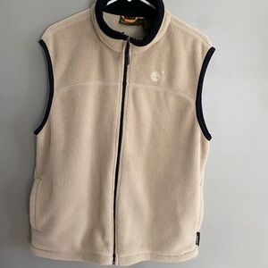 Timberland Black and Cream Vest